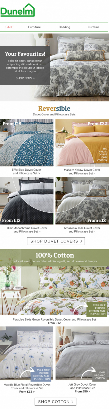 bedding-email